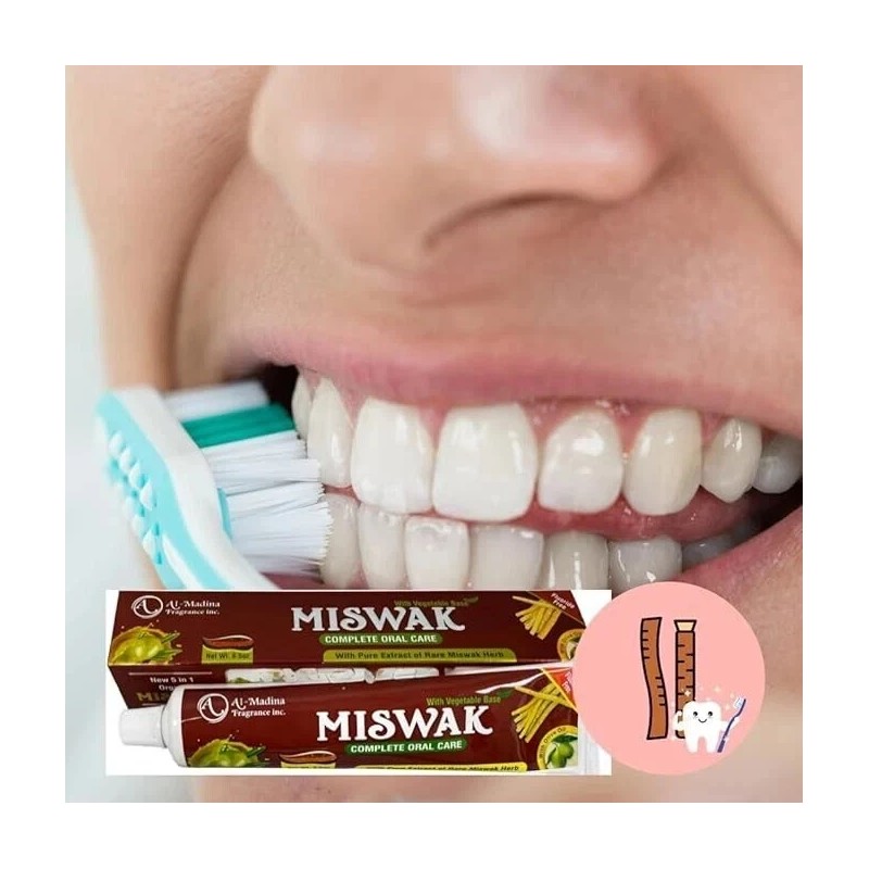 salamnutrition MISWAK Toothpaste 6 Pack 5 in 1 Essential 100%