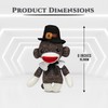 Made By Aliens Thanksgiving Pilgrim Sock Monkey Stuffed Animal with