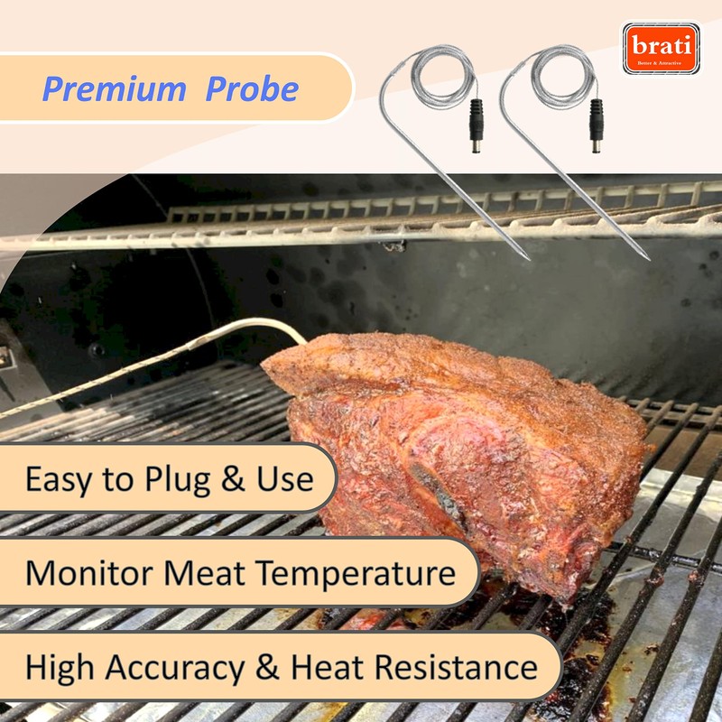 Meat Probe Replacement for Rec Tec Wood Pellet BBQ Grill