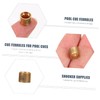 Mipcase 20Pcs Copper Billiard Tip Ferrules Durable Snooker Pool Replacement