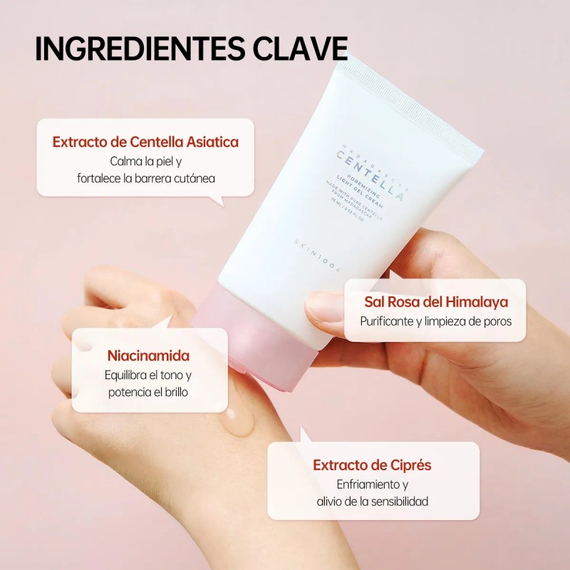 Skin1004 Gel Crema Ligera Poremizing Centella Madagascar