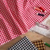 Viccaa-100% Cotton Fabric,Plaid Fabric&Quilting Squares,Fabric for Sewing,for DIY Craft Fabric,Homespun