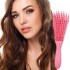Tangle Hair Brush: Wet Hair Detangler, Root Volume & Scalp Care Massage 2ea