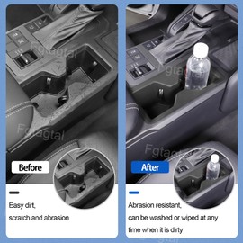 Center Console Cup Holder Insert Fit for Toyota Land Cruiser Prado 250 J250 LC250 2024 2025, Front Row Seat Cup Holder Inserts Replacement Silicone Storage Cup Holder