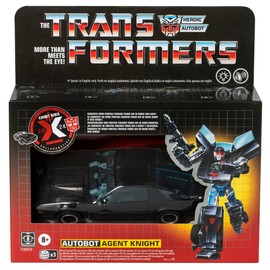 Transformers Transformers Collaborative Knight Rider x Toy, Autobot Agent Knight 6.5-inch Action Figure, 8+