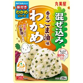 Marumiya Mixed Seaweed Seaweed Seaweed Scented Sesame Oil Flavor, 1.0 oz (29 g)