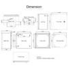 VEVOR NEMA Steel Enclosure 12×12×8,NEMA 4X Steel Electrical Box,IP66 Waterproof