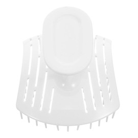 Beavorty Shampoo Brush Massage Brush Scalp Massager Tool Shampoo Scalp Massager Scalp Hair Washing Tool Shampoo Hair Brush Scalp Scratcher Brush Shampoo Massage Plastic White