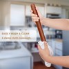 Aisoso French Rolling Pin, 17.7 Inches Wood Rolling Pin for