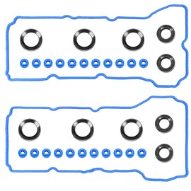 Sorello Engine Valve Cover Gasket Set Compatible with Ford Edge Explorer F-150 Flex Mustang Taurus Transit-150 Transit-250 Transit-350 Lincoln MKS MKT MKX MKZ 3.5L 3.7L V6 - Replace VS50814R VS50722