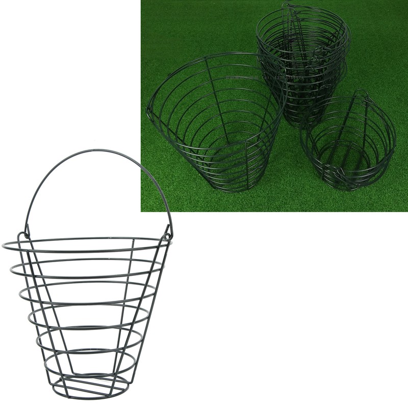 Golf Ball Storage Basket Metal Lightweight Large Capacity Basket Container