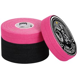 Bighorn Athletics Jiu-Jitsu & Judo Finger Tape, 0.3-Inch x 45-feet, 8-Rolls (Black & Pink)