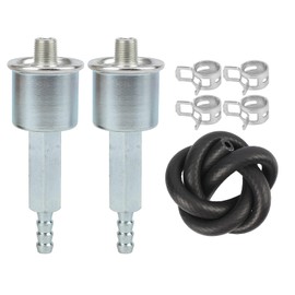 MOTOALL 149-2457 Fuel Filter RV Generators Trailer Camper 3600/4000 with Clamps Fuel Pipe Replaces for Cummins Onan Generator 30 micron Fits Camp Power KYD/MicroLite KY/MicroQuiet KY Model Generators