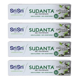 Sri Sri Tattva Sudanta Gel Toothpaste, 100g (Pack of 4)