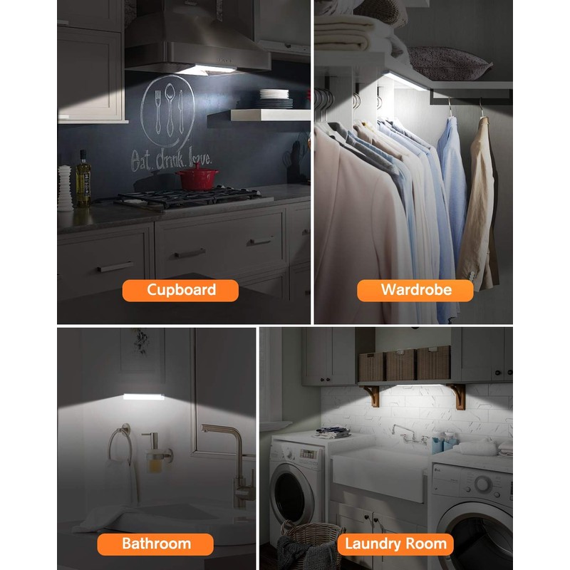 Led Under Cabinet Lighting Motion Sensor Wireless Rechargeable Cabinet Lights,