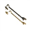 Powertool Hook and Eye, 1 Piece Window Hook, Antique Brass