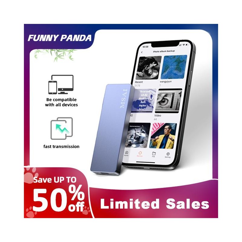1TB USB Flash Drive -High-Speed USB 3.0 External Storage for