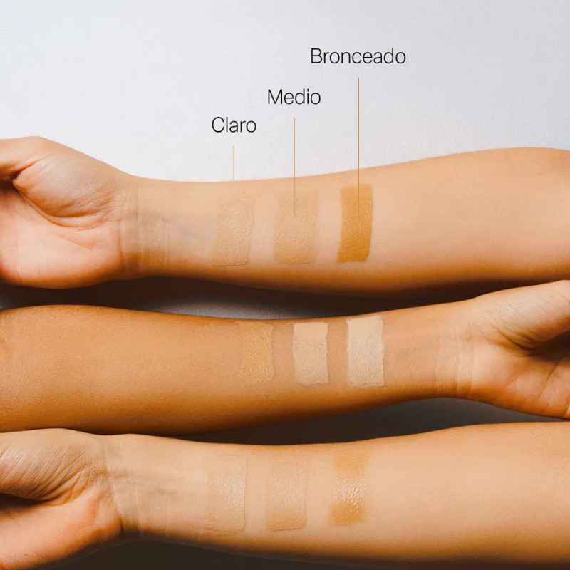 Tinta De Maquillaje Fps 40 100% Mineral Teia Cosméticos Medio