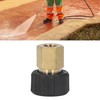 Pressure Washer Adapter Brass Rubber Anti Corrosion G1/4in to M22