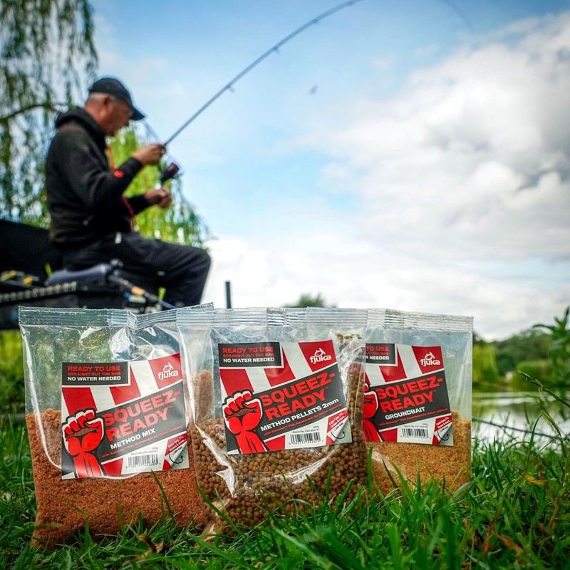 Fjuka Squeez-Ready Method Pellet 2mm | Ready-prepped Method feeder pellet