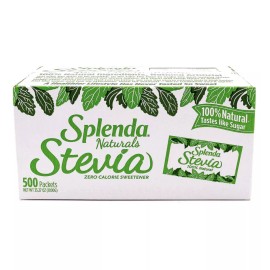 SPLENDA Naturals No Calorie Stevia Sweetener Single-Serve 500 Packets ~35.27oz.
