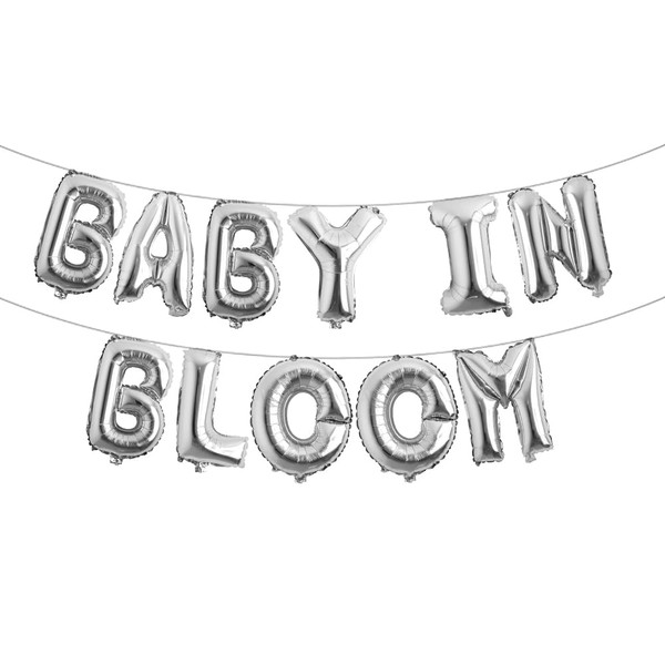 Baby in Bloom Balloons Baby in Bloom Banner Baby In
