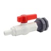 JoyTube PVC Ball Valve Barb Connector Spigot Kit 3/4 Inch