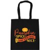 Hippowarehouse Pumpkin Spice and everything nice Tote Shopping Gym Beach
