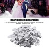 400pcs Heart Shape Petals Heart Shaped Confetti for Valentine's Day