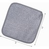 Paño Desmaquillante Facial de Microfibra POLYTE, 6 Piezas (20.3x20.3 cm)