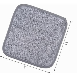 Paño Desmaquillante Facial de Microfibra POLYTE, 6 Piezas (20.3x20.3 cm)