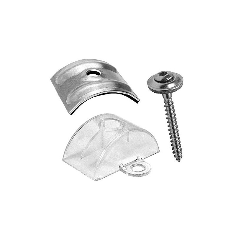 Spacers 76/18 Sinus + Dome Aluminium / Blank + Plunger