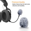 Cubilux Furry Windscreen for Game Headset, Muff Windshield Windjammer Deadcat,Wind