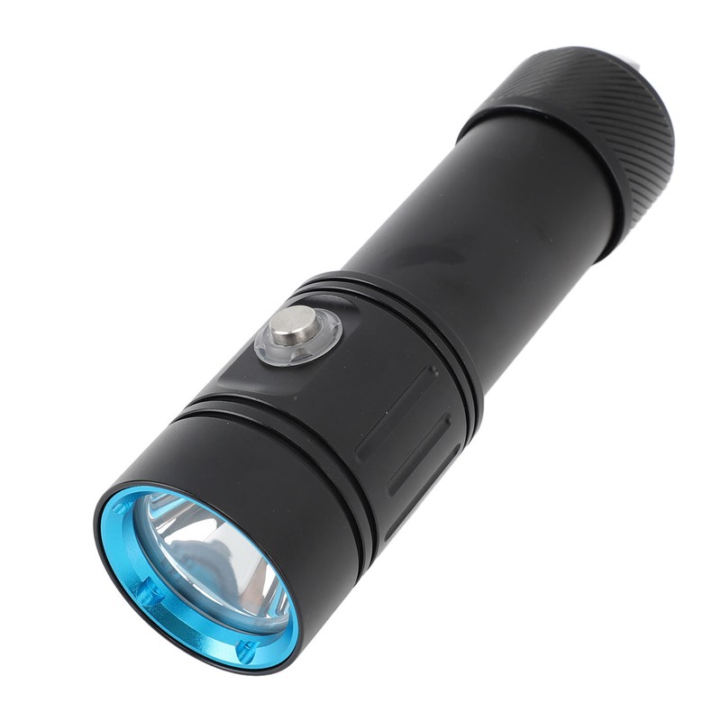 5000LM Diving Flashlight 4 Modes Underwater IPX8 Waterproof Submersible White