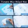 Large Star Stencil for Painting, Resuable Twinkle Star Stencils, Sparkle