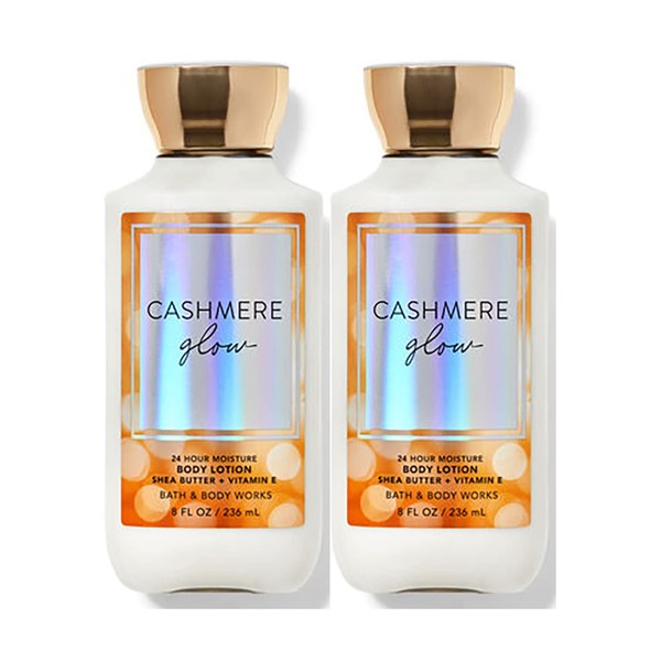 Bath & Body Works and Cashmere Glow Super Smooth Lotion Sets Gift For Women 8 Oz -2 Pack (Cashmere Glows) 16 Fl Oz