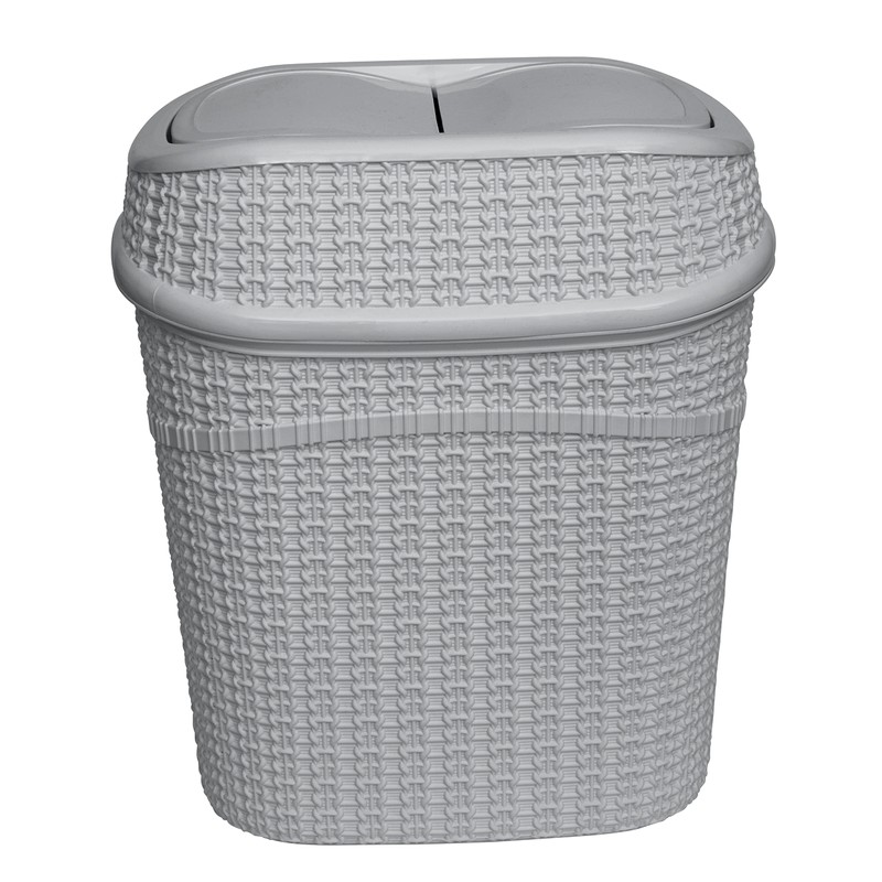 Bath Bliss 2 Pack Sailor Knot Swing Top Waste Bin