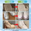 SINYI 2pcs Crema de limpieza para zapatos，Crema de Limpieza Multifuncional