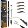 Eyebrow Pencil, Microblading Eyebrow Pen, 2-in-1 Dual-Ended Brow Pencil with