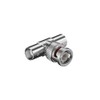 SIENOC 10xT Shape 3 Way BNC T Male to Double