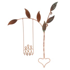Swing Sculpture Stress Relief Stylish Look Wall Hanging Swing Decoration for Home Living Room