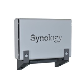 Wall Mount for Synology Diskstation DS112, DS112j, DS112+, DS114, DS115, DS115j, DS116, DS118, DS119j, DS120j, DS124 - Grey