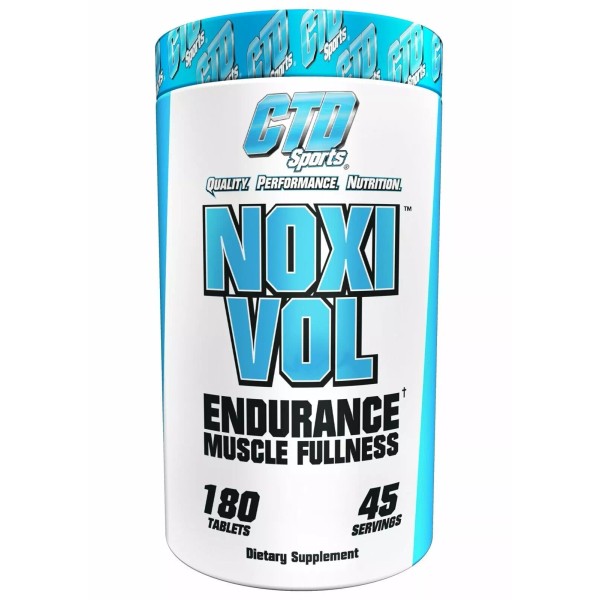 CTD SPORTS NOXIVOL (180 TABLETS) Vasodilator Pumps Boost Nitric Oxide