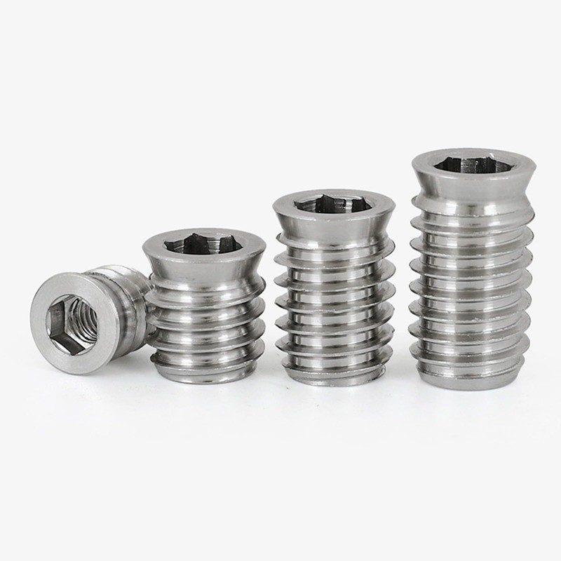 Wadayu 100pcs Threaded Inserts for Wood, Screw in Nut Fastener