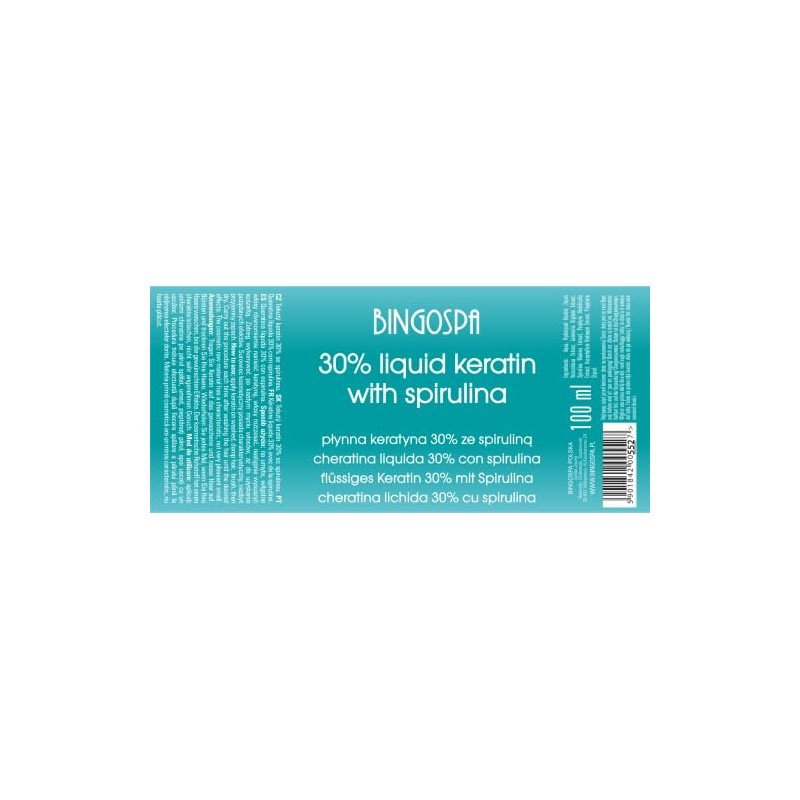 BNGOSPA Healthier Thicker and Thicker Hair Liquid Keratin 30% with