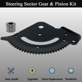 LLANNDER Steering Sector Pinion Gear for John Deere D105 D110 D125 D130 D140 D160 D170 E D S X Series Lawn Tractors Replaces UC14592 UC13515 GX26057 GX26220