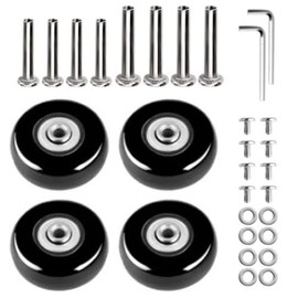 Remarks Japan Suitcase Tire Caster Replacement Set of 4 50mm Carrying Case Wheel Repair Replacement Kit