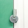FJM Security SX-790 4-Dial Combination Disc Padlock, Chrome - 4
