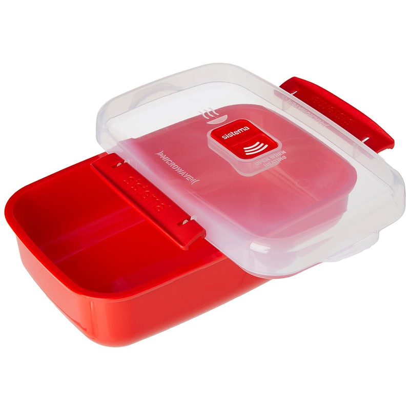 Sistema Microwave Food Storage Containers with Steam Release Vent, Dishwasher