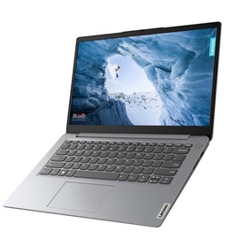 Lenovo Ideapad 1 Laptop for Business & Student, 14" HD Display, Intel Celeron N4020, 4GB RAM, 128GB eMMC, WiFi 6, Webcam, USB-C, Fast Charge, HDMI, PDG HDMI Cable, Win 11 Home S, Cloud Gray
